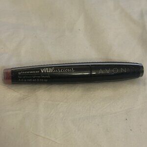 Avon Glazewear Vitaluscious liquid lip color Lip Gloss G411 reviving red sealed